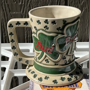 Budweiser Anheuser-Busch Tip O’ The Hat limited ed Irish collectible beer stein
